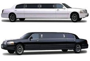 White Limo and Black Limo